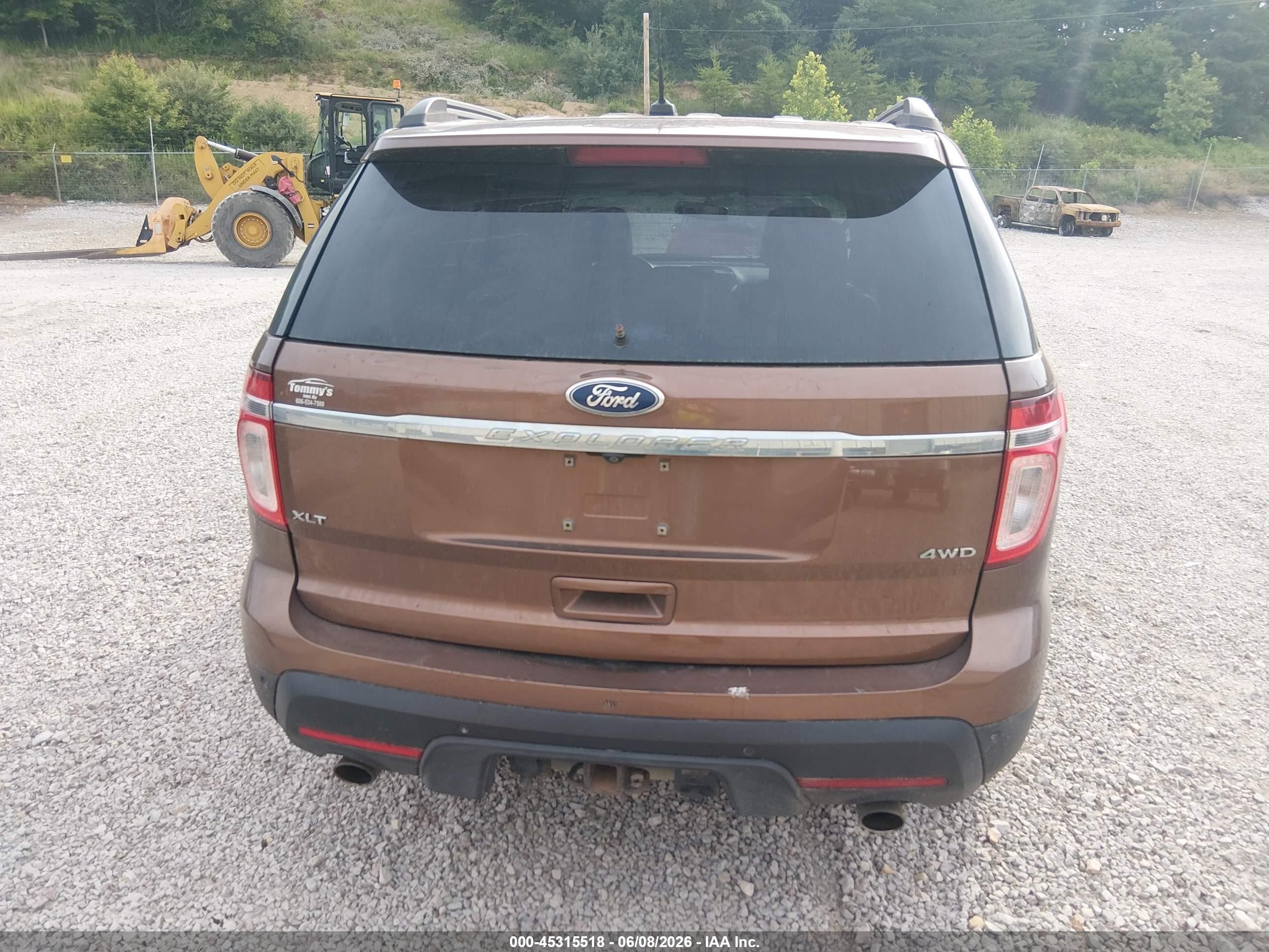 2011 Ford Explorer Xlt Brown vin: 1FMHK8D82BGA02091