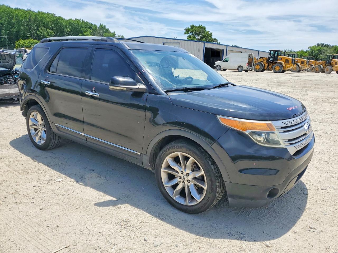 2011 Ford Explorer Xlt Black vin: 1FMHK8D82BGA47788