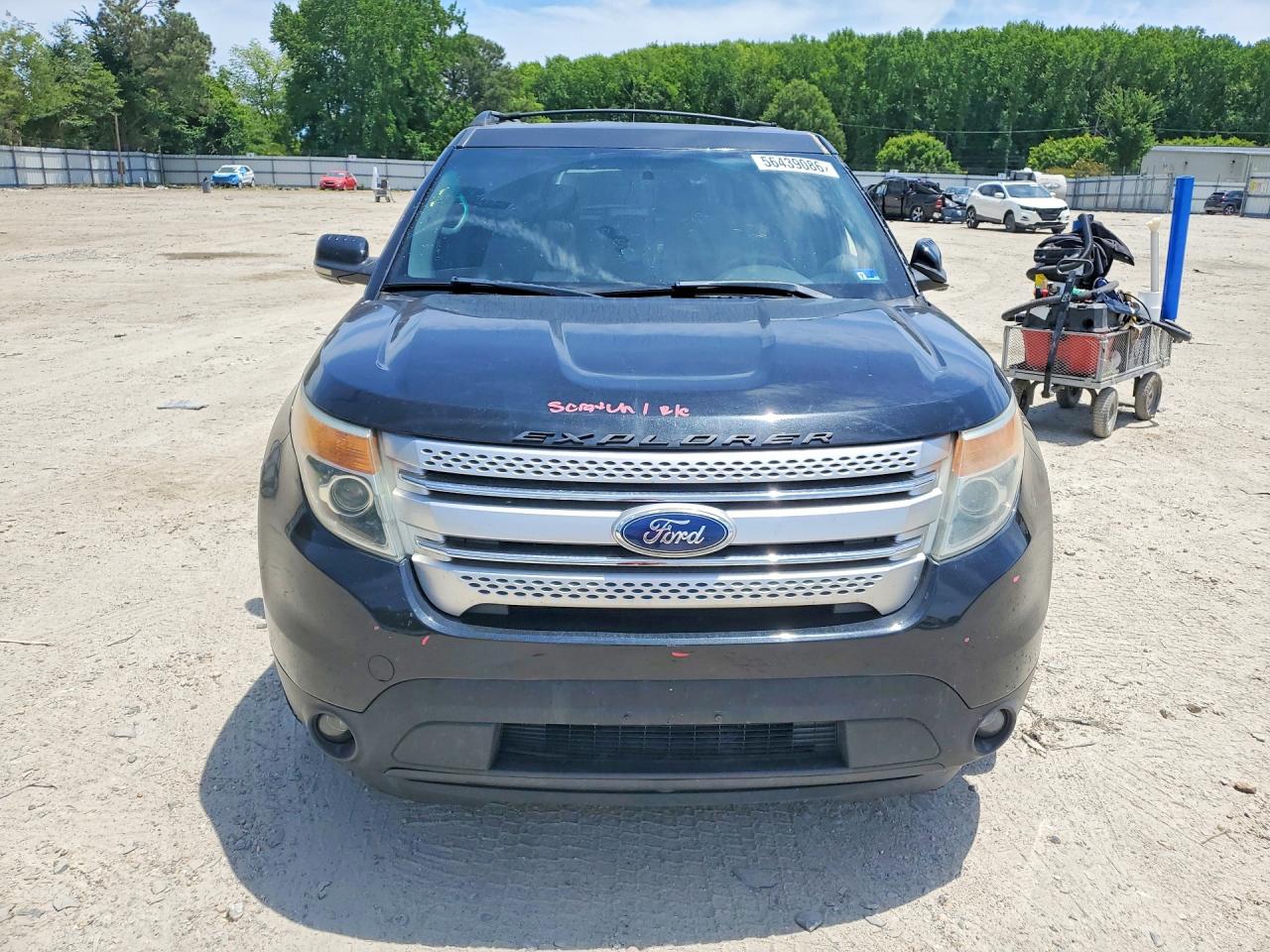 2011 Ford Explorer Xlt Black vin: 1FMHK8D82BGA47788