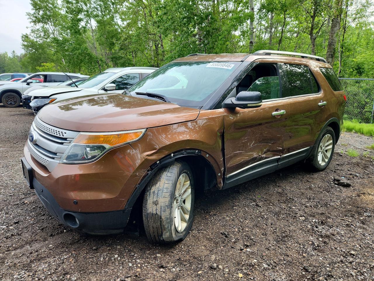 2012 Ford Explorer Xlt Brown vin: 1FMHK8D82CGA14050