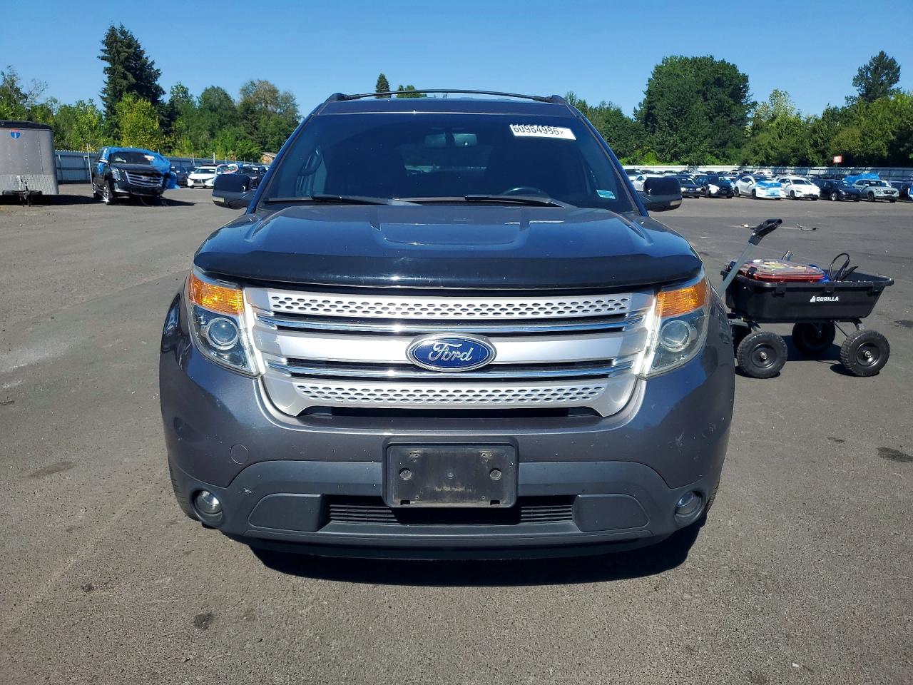 2012 Ford Explorer Xlt Gray vin: 1FMHK8D82CGA25954
