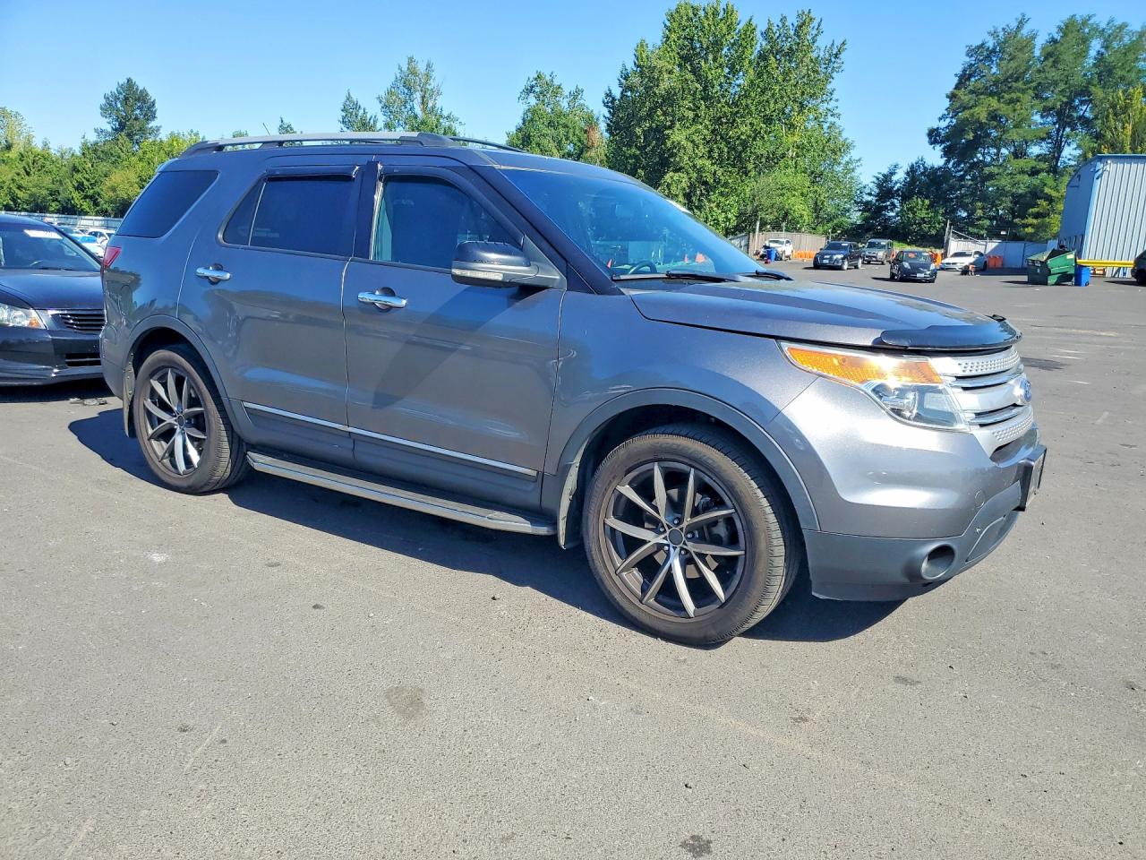 2012 Ford Explorer Xlt Gray vin: 1FMHK8D82CGA25954