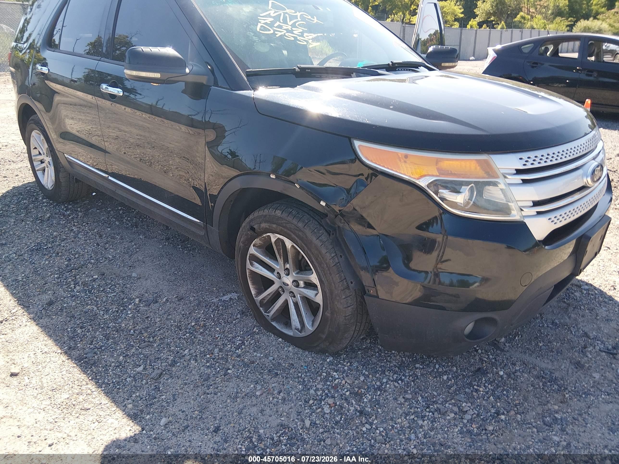 2012 Ford Explorer Xlt Black vin: 1FMHK8D82CGA34136