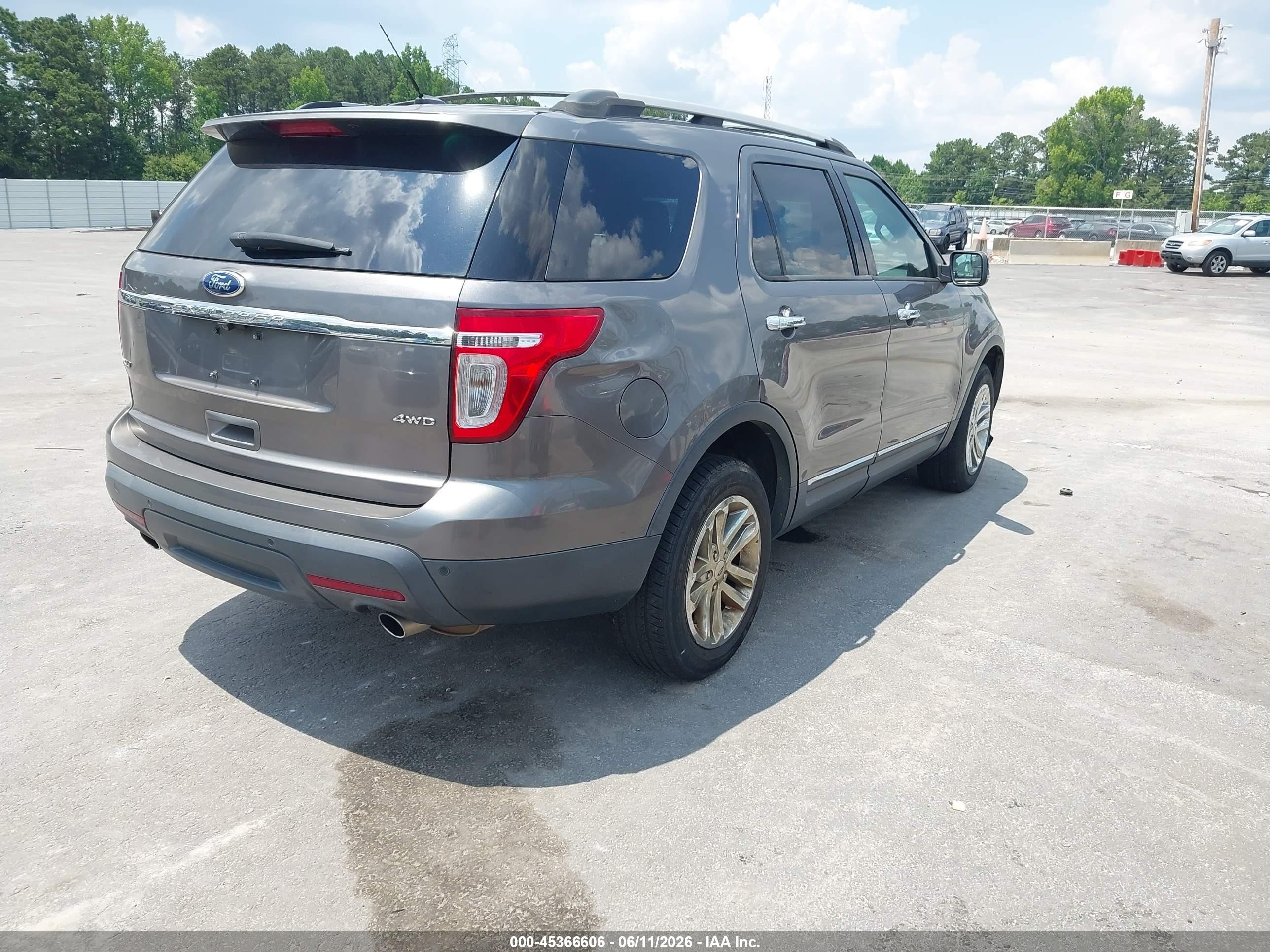 2012 Ford Explorer Xlt Gray vin: 1FMHK8D82CGA42995