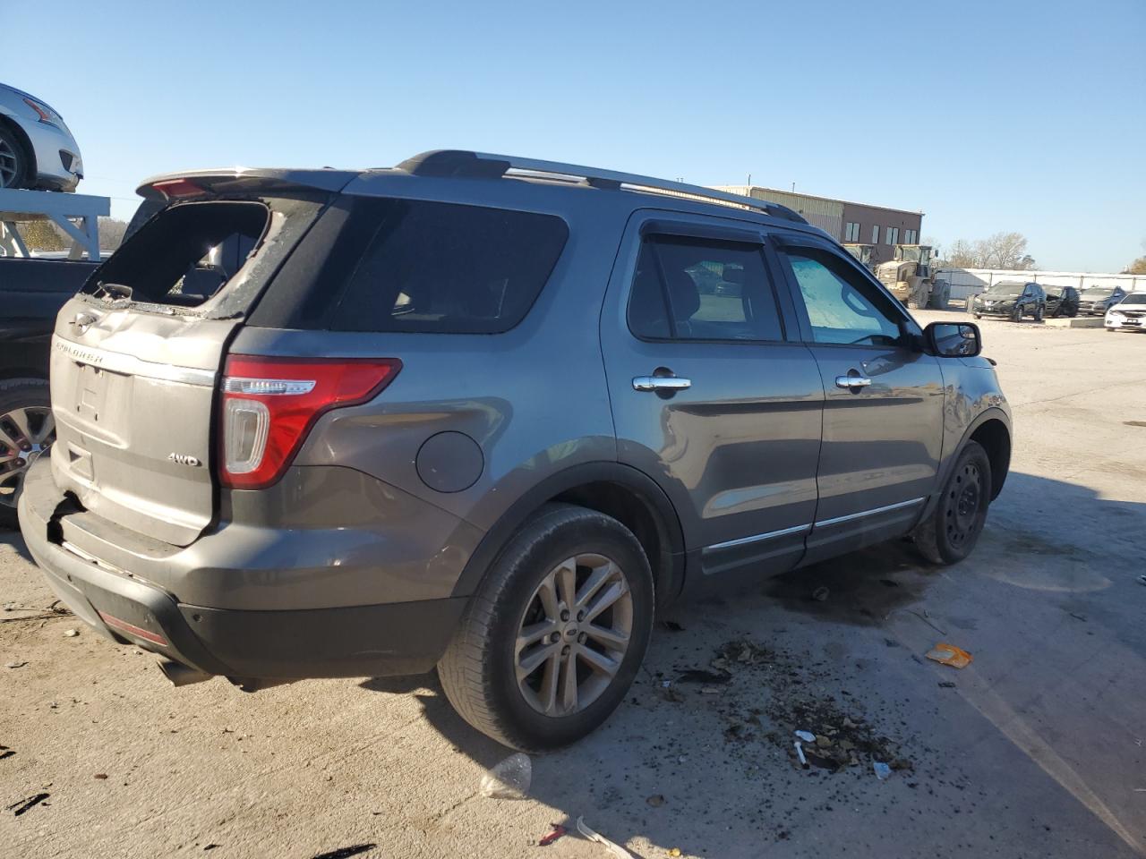 2012 Ford Explorer Xlt Gray vin: 1FMHK8D82CGA95728