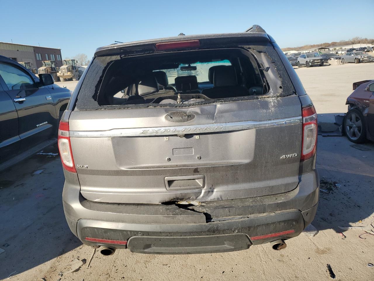 2012 Ford Explorer Xlt Gray vin: 1FMHK8D82CGA95728