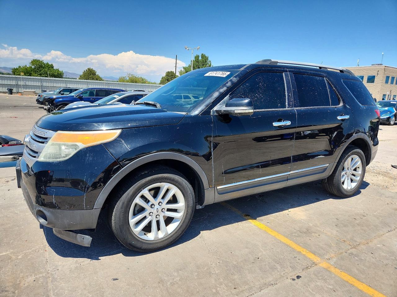 2012 Ford Explorer Xlt Black vin: 1FMHK8D83CGA44402