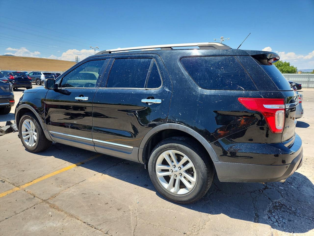 2012 Ford Explorer Xlt Black vin: 1FMHK8D83CGA44402