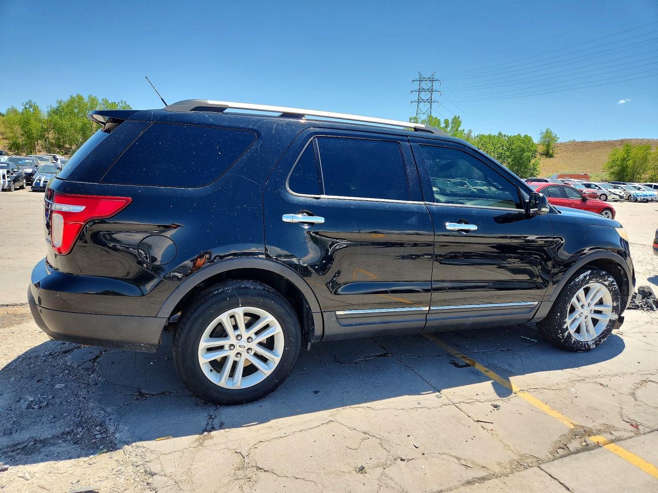 2012 Ford Explorer Xlt Black vin: 1FMHK8D83CGA44402