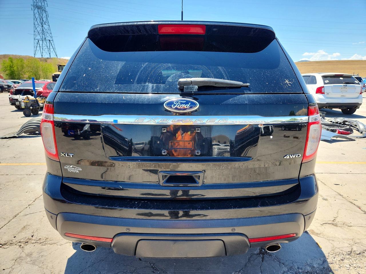 2012 Ford Explorer Xlt Black vin: 1FMHK8D83CGA44402