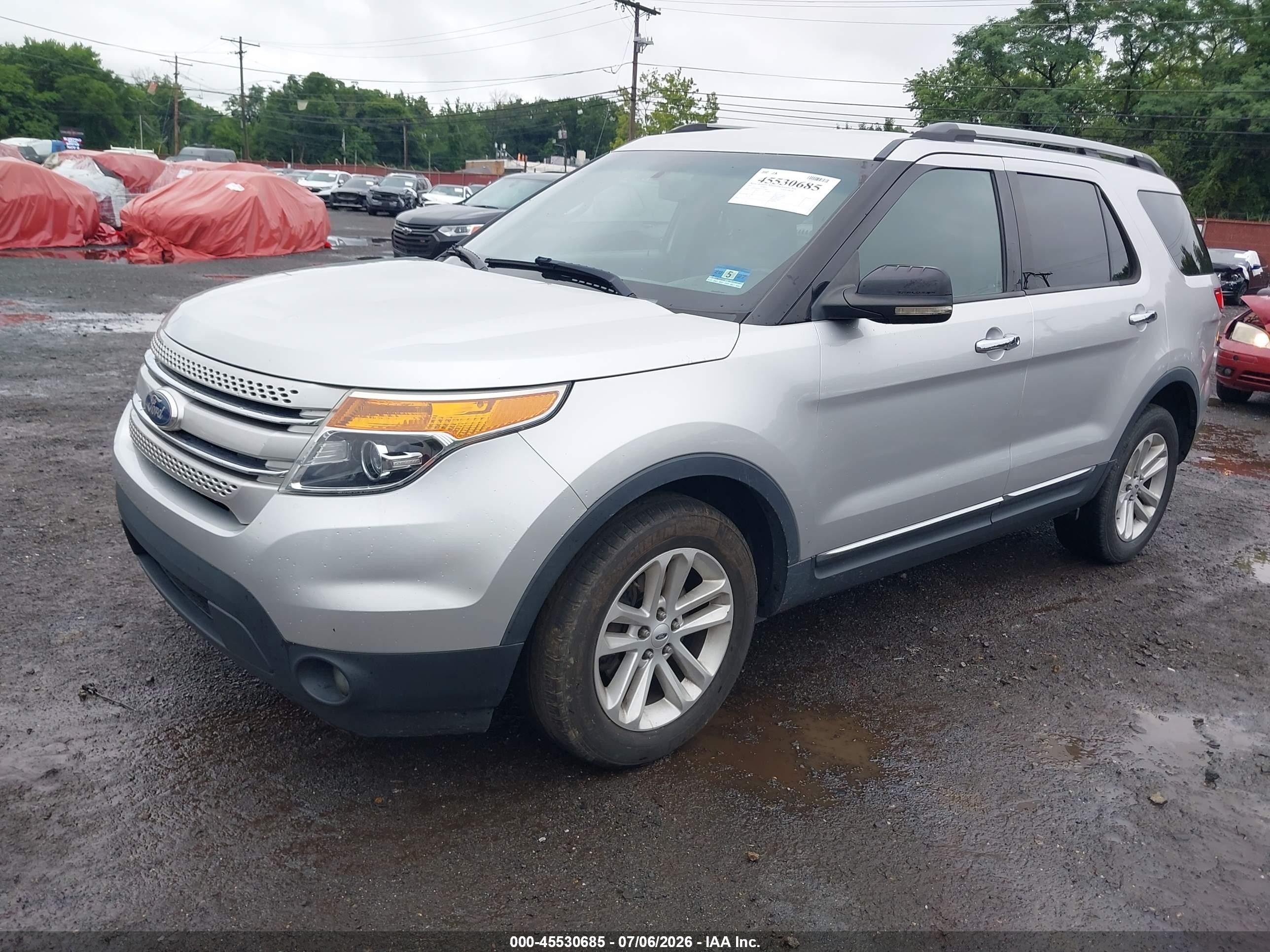 2012 Ford Explorer Xlt Silver vin: 1FMHK8D83CGA58803