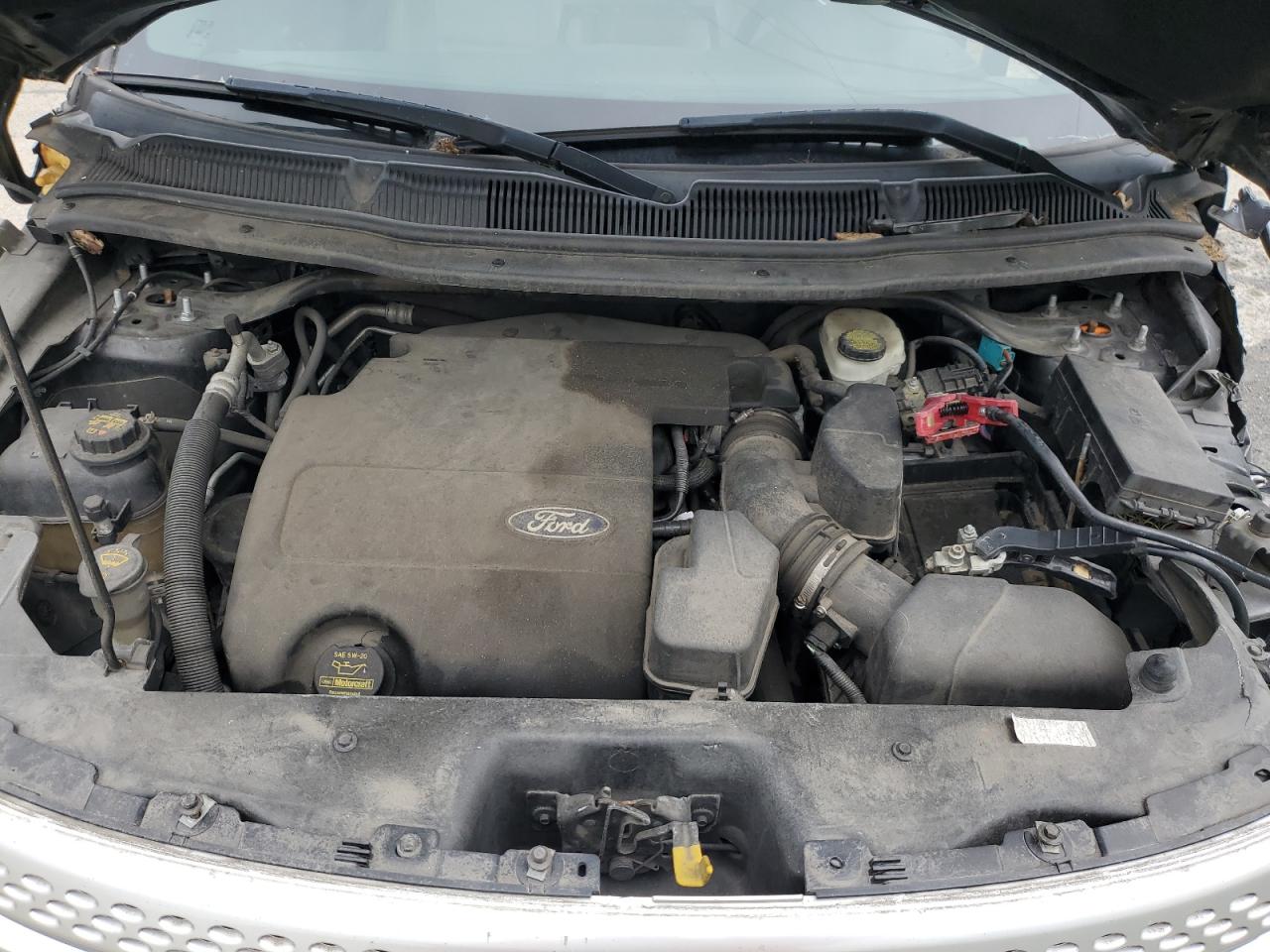 2012 Ford Explorer Xlt Gray vin: 1FMHK8D83CGA89789 Damage: Battery, Missing, Replacement Required