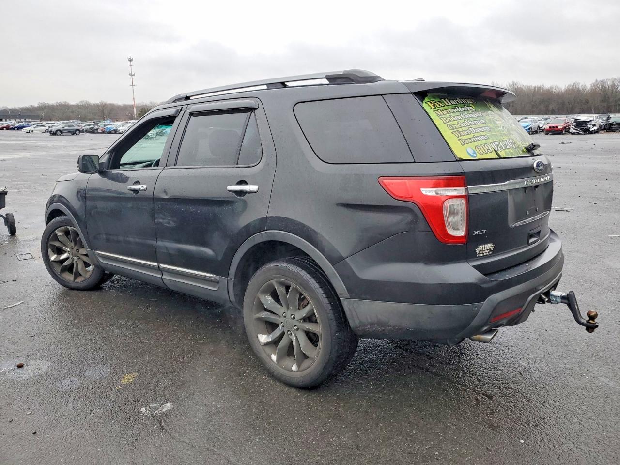 2011 Ford Explorer Xlt Black vin: 1FMHK8D84BGA08765