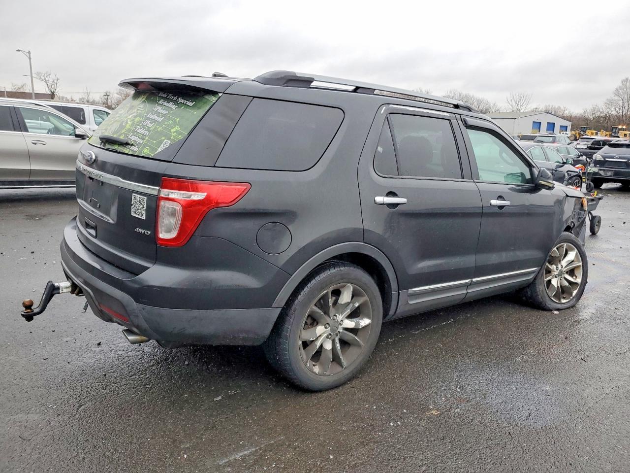 2011 Ford Explorer Xlt Black vin: 1FMHK8D84BGA08765