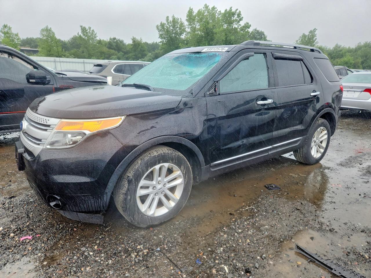 2012 Ford Explorer Xlt Black vin: 1FMHK8D84CGA11022
