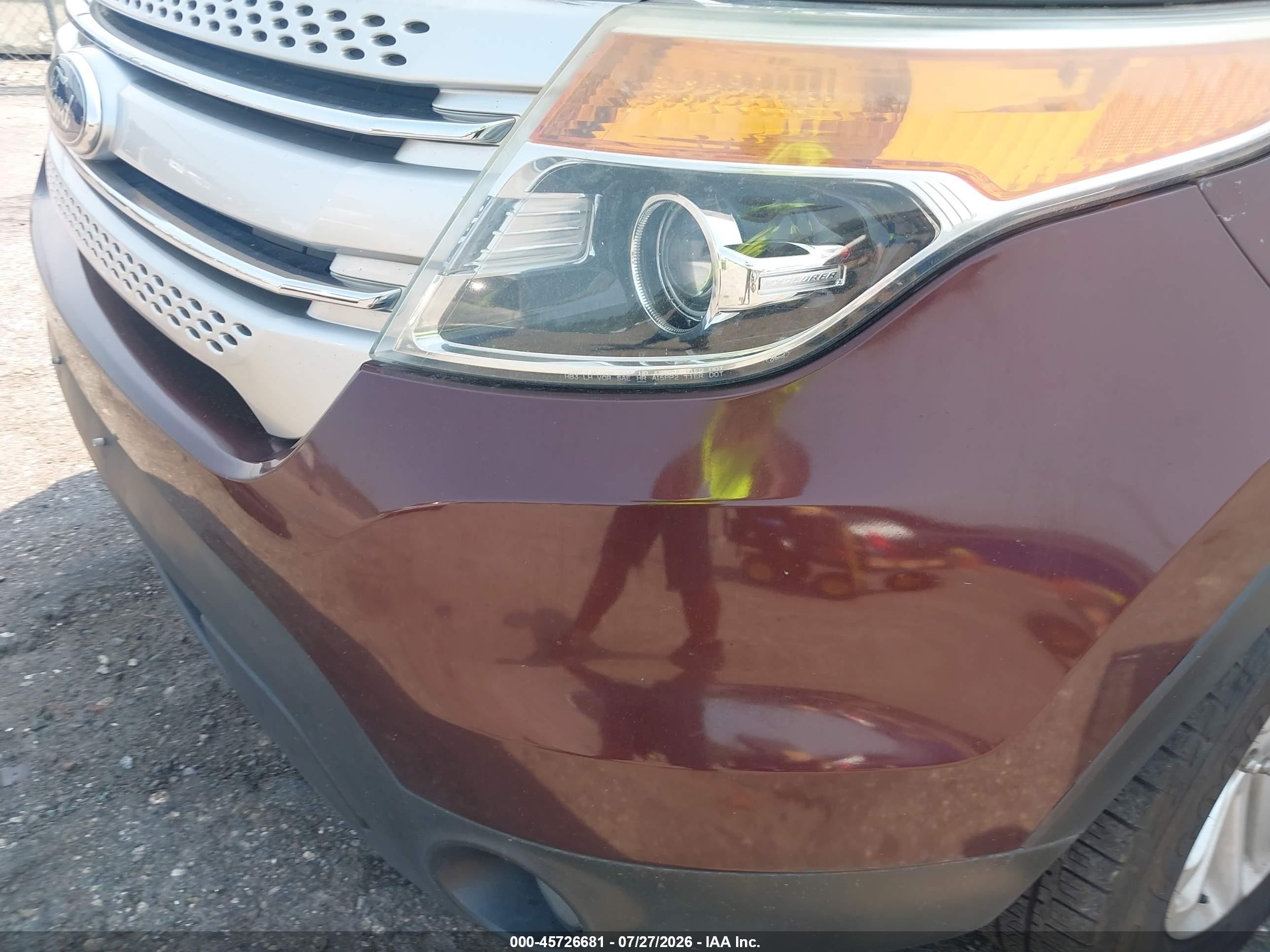 2012 Ford Explorer Xlt Burgundy vin: 1FMHK8D84CGA81331
