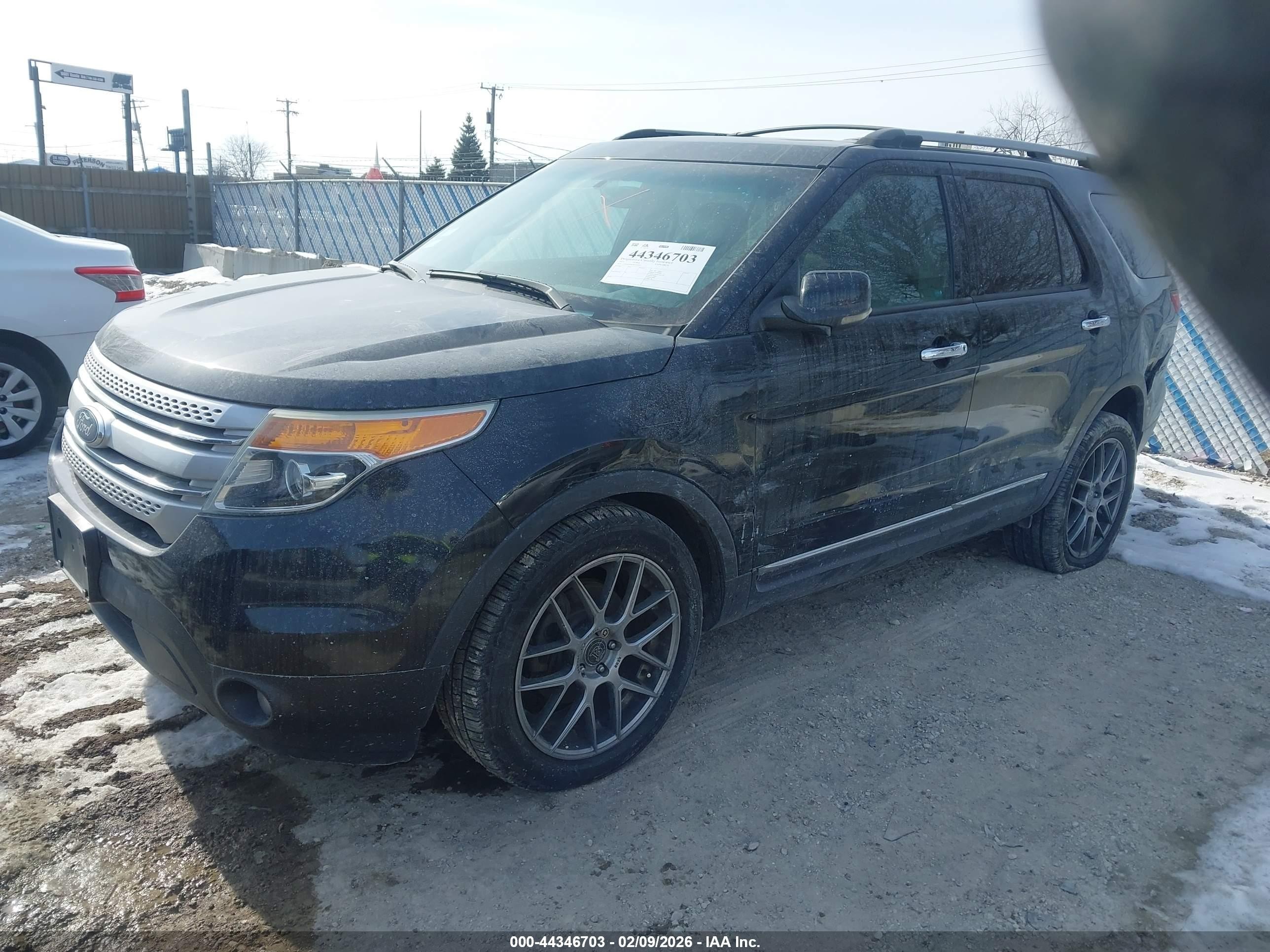 2011 Ford Explorer Xlt Black vin: 1FMHK8D85BGA49521