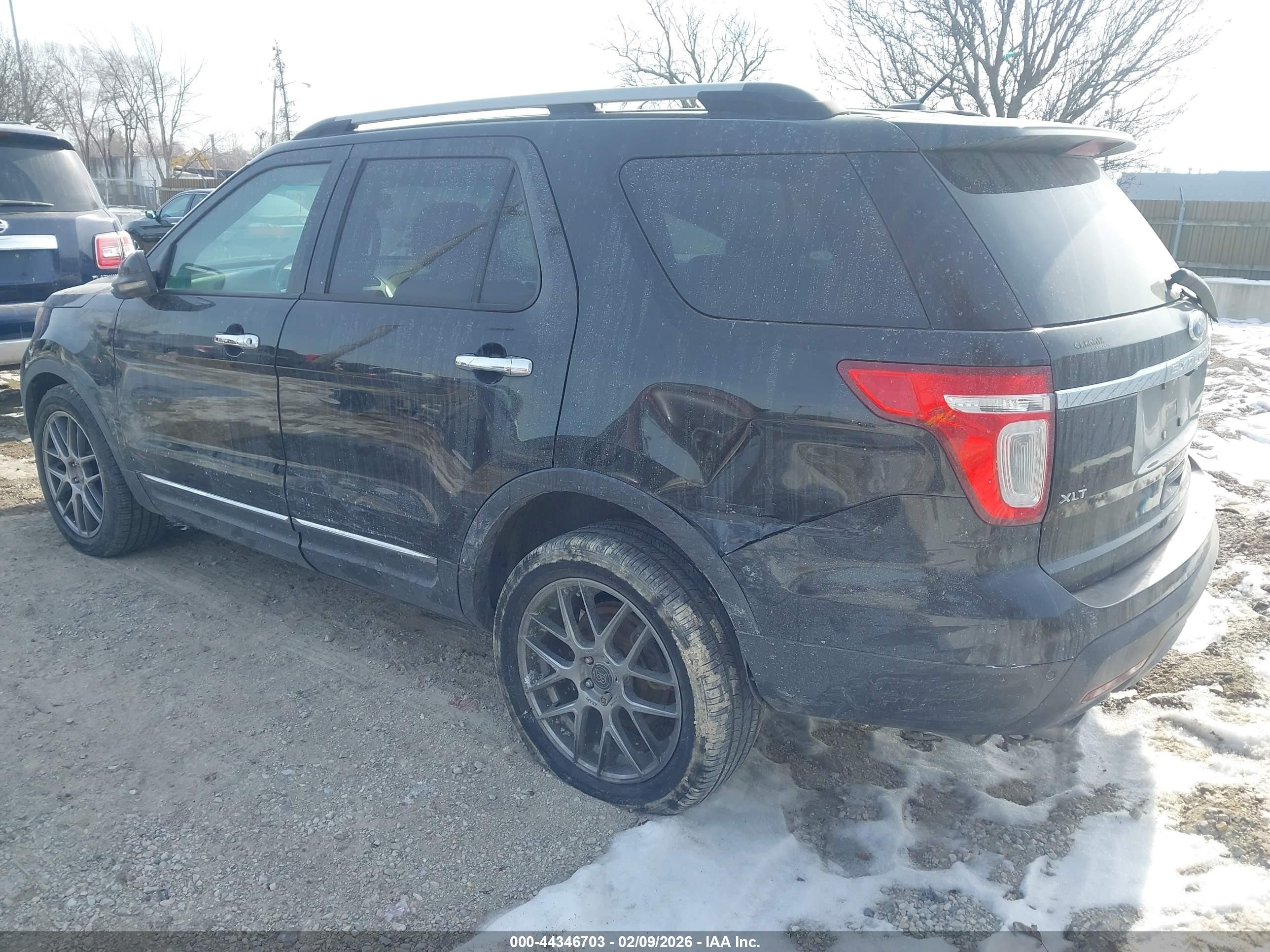 2011 Ford Explorer Xlt Black vin: 1FMHK8D85BGA49521