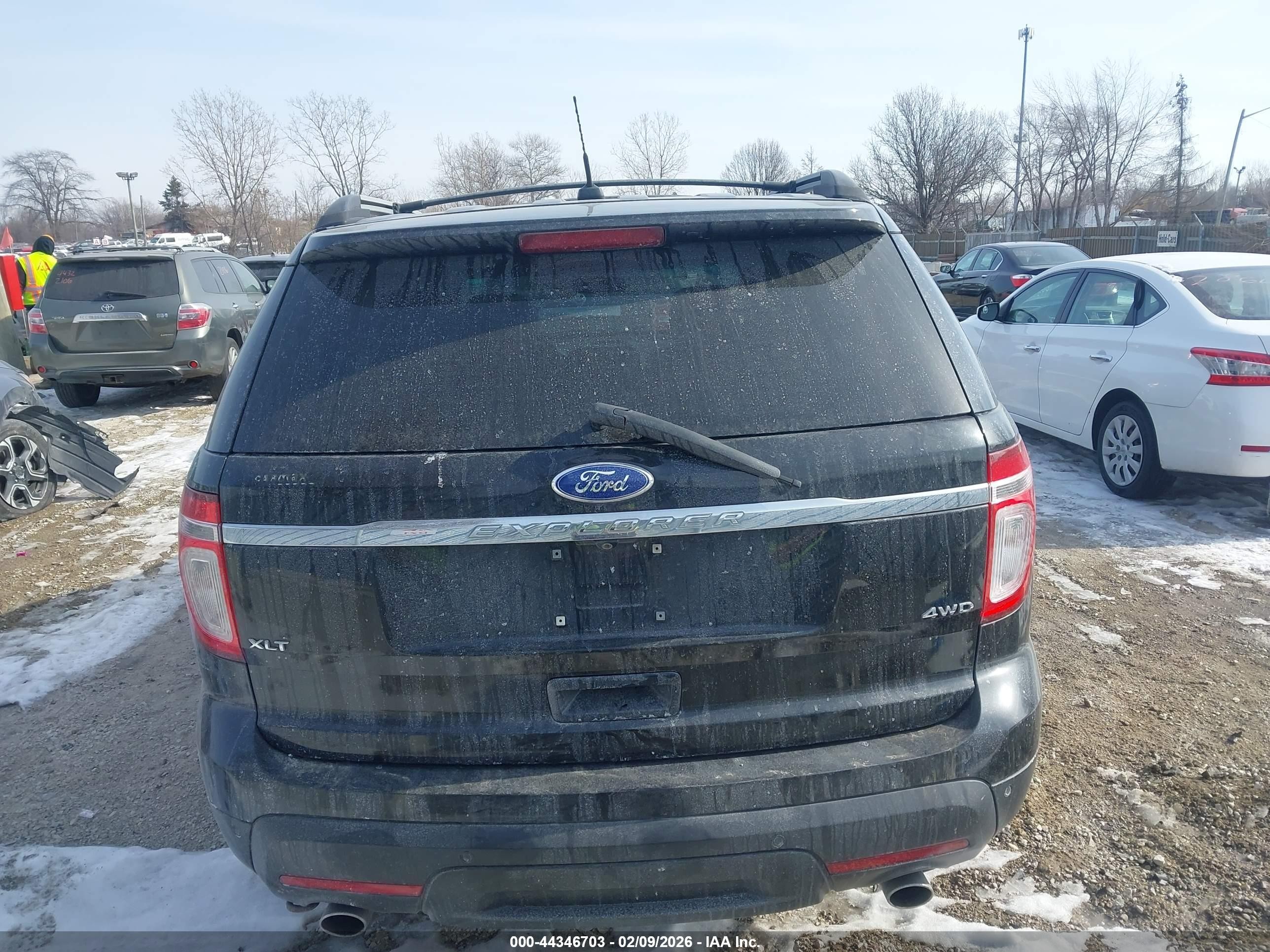 2011 Ford Explorer Xlt Black vin: 1FMHK8D85BGA49521