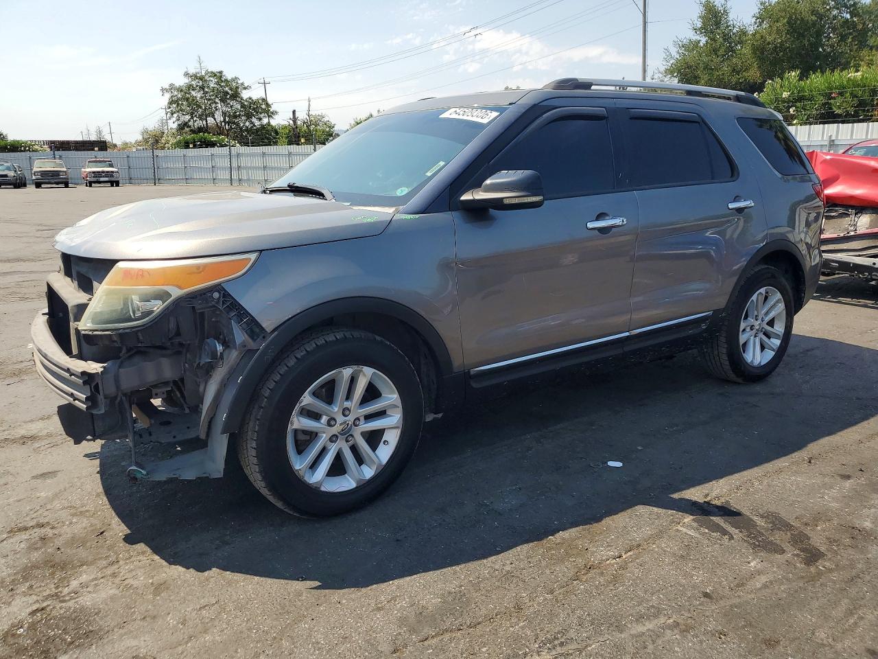 2011 Ford Explorer Xlt Gray vin: 1FMHK8D85BGA94071