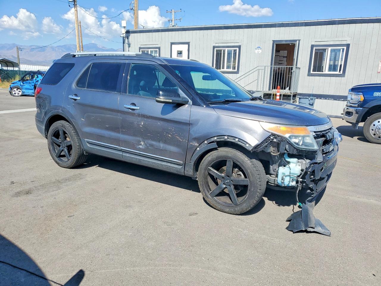 2012 Ford Explorer Xlt Gray vin: 1FMHK8D85CGA48371