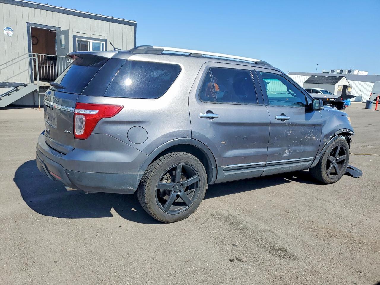 2012 Ford Explorer Xlt Gray vin: 1FMHK8D85CGA48371