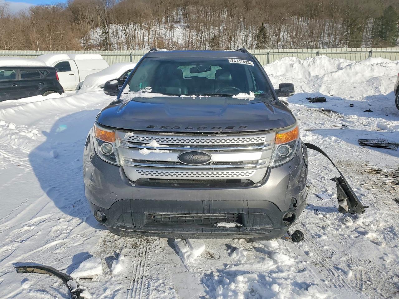 2012 Ford Explorer Xlt Серый vin: 1FMHK8D85CGA93262