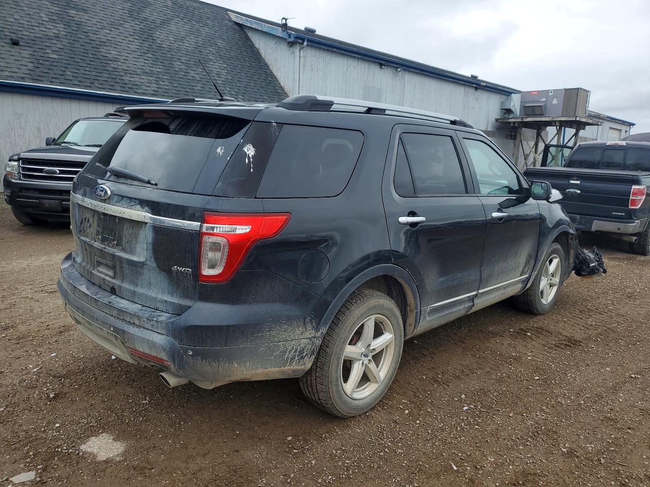 2011 Ford Explorer Xlt Black vin: 1FMHK8D86BGA14938