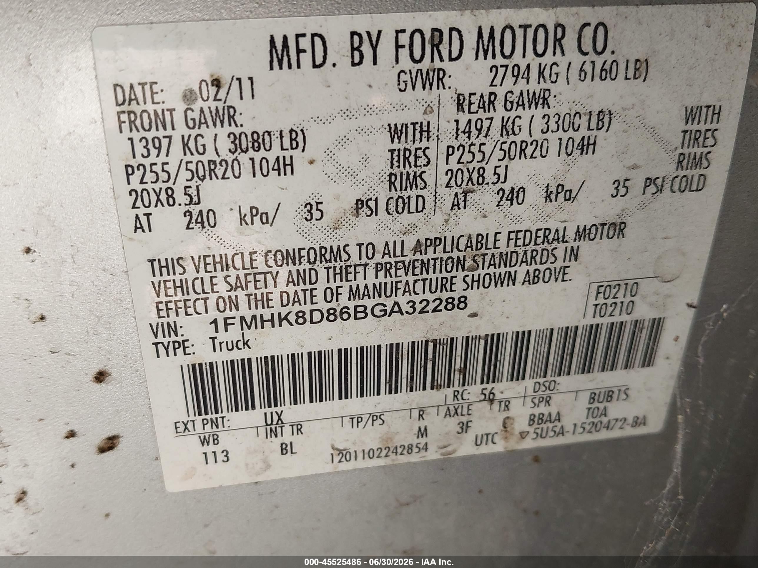 2011 Ford Explorer Xlt Silver vin: 1FMHK8D86BGA32288