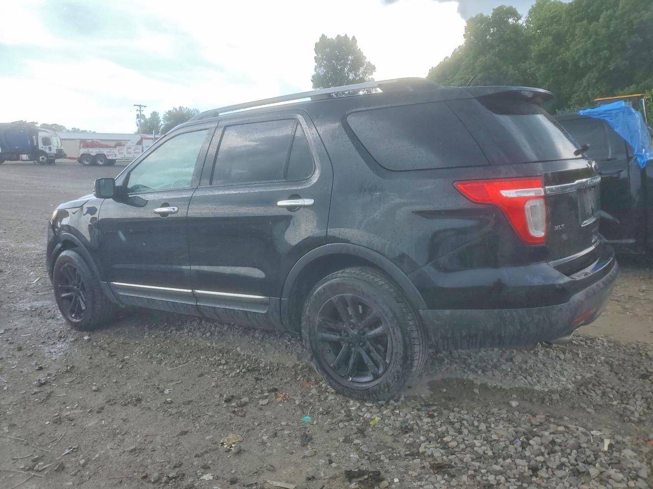 2011 Ford Explorer Xlt Black vin: 1FMHK8D86BGA51889