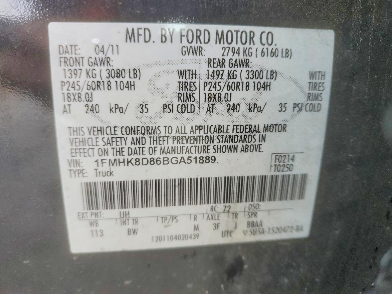 2011 Ford Explorer Xlt Black vin: 1FMHK8D86BGA51889