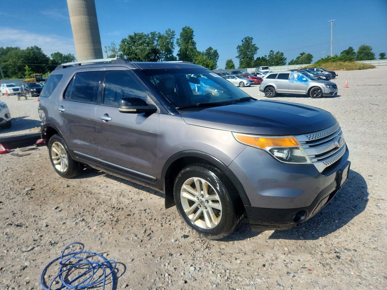 2011 Ford Explorer Xlt Gray vin: 1FMHK8D86BGA81054