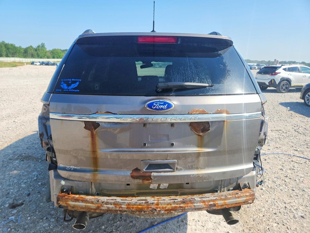 2011 Ford Explorer Xlt Gray vin: 1FMHK8D86BGA81054
