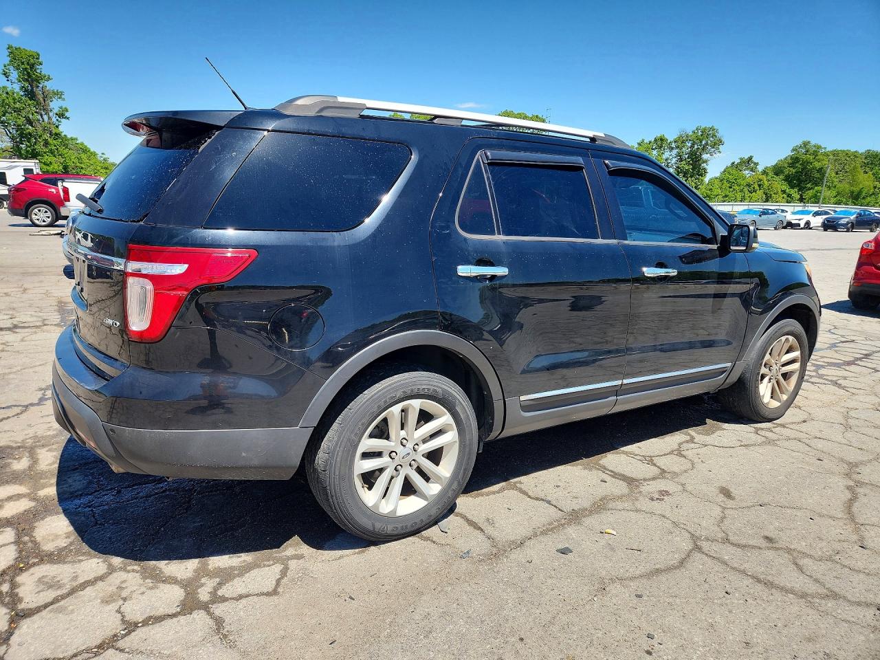 2012 Ford Explorer Xlt Black vin: 1FMHK8D86CGA27612