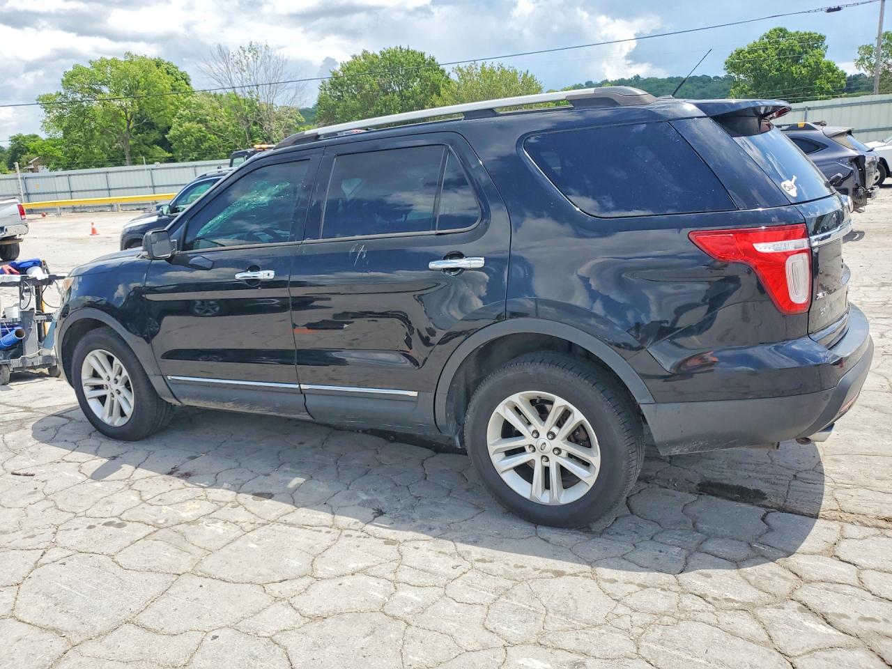 2012 Ford Explorer Xlt Black vin: 1FMHK8D86CGA53949