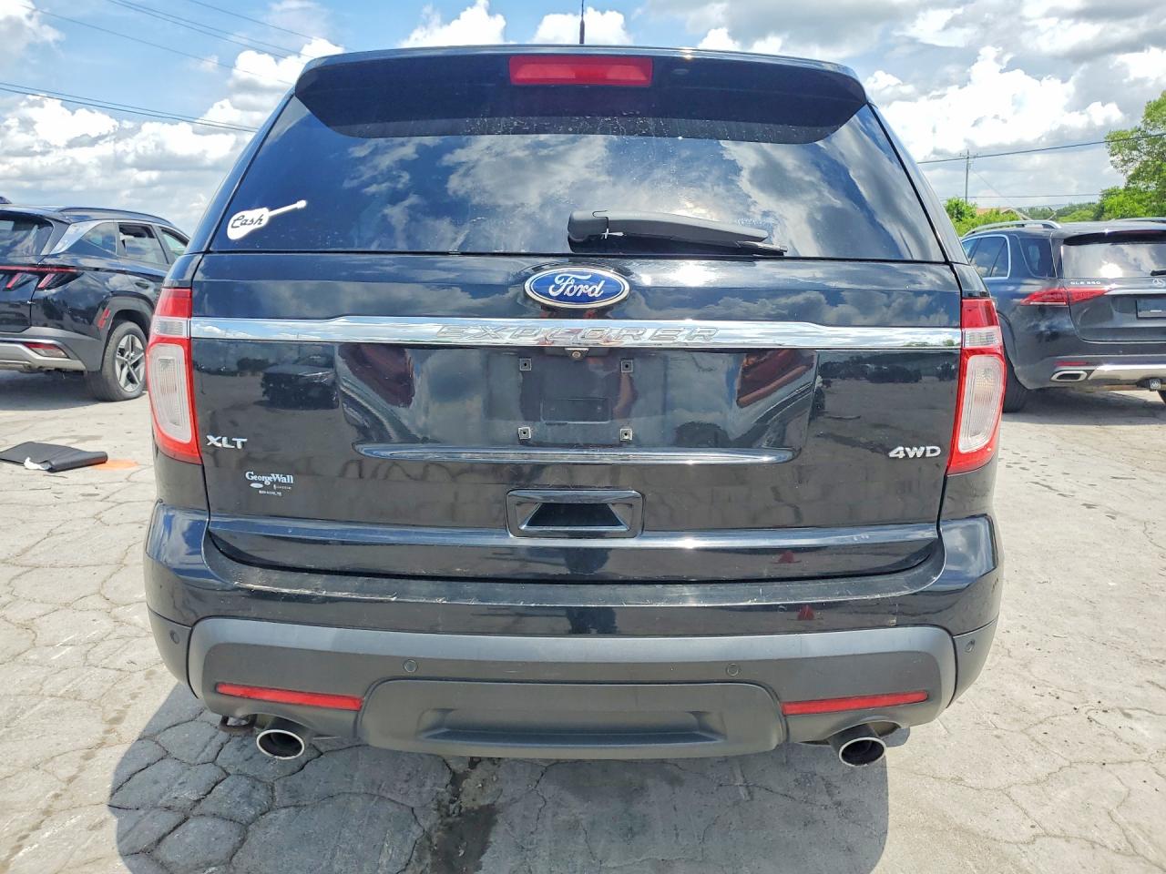 2012 Ford Explorer Xlt Black vin: 1FMHK8D86CGA53949
