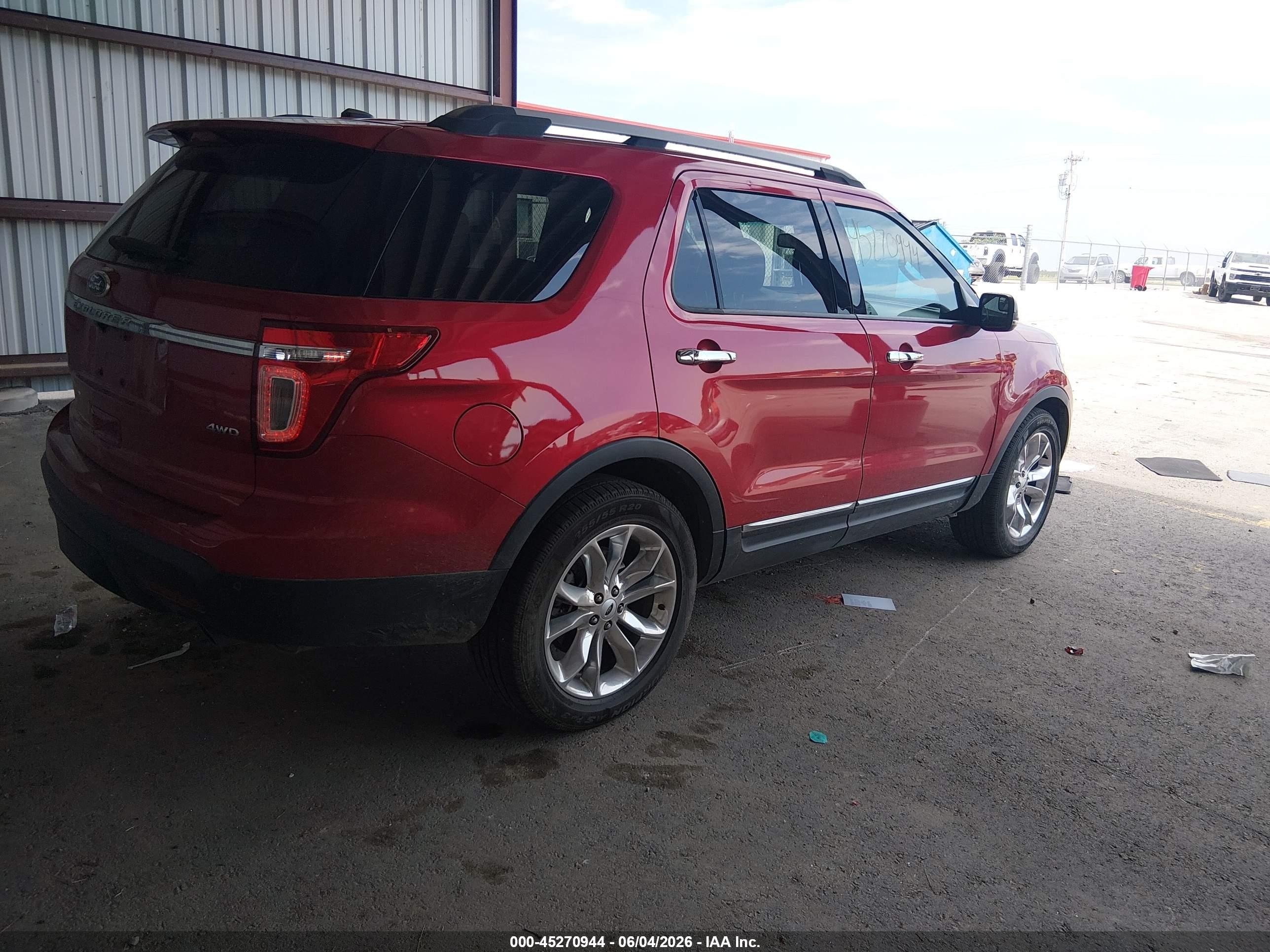 2012 Ford Explorer Xlt Red vin: 1FMHK8D86CGA94128