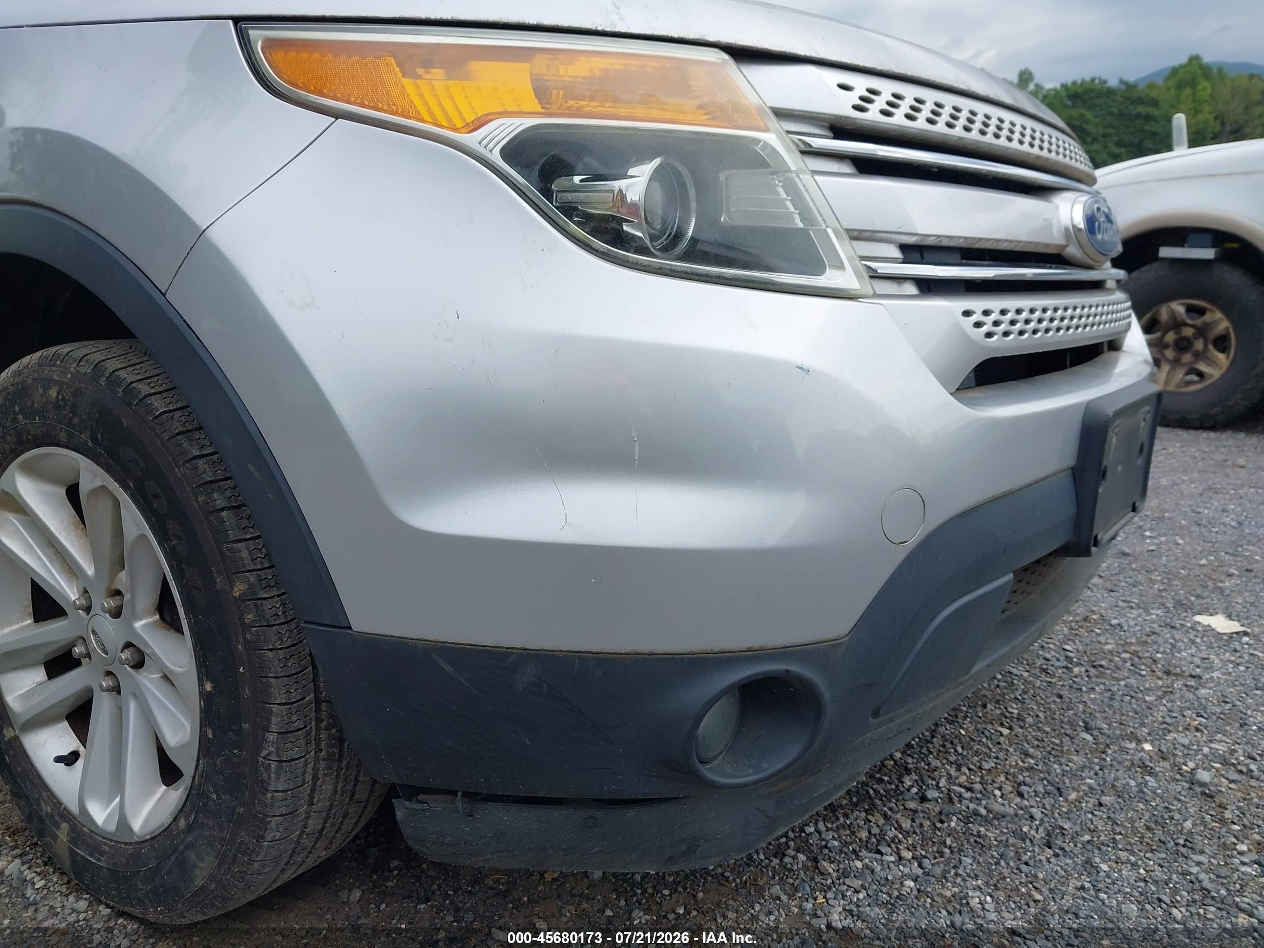 2012 Ford Explorer Xlt Silver vin: 1FMHK8D86CGA95618
