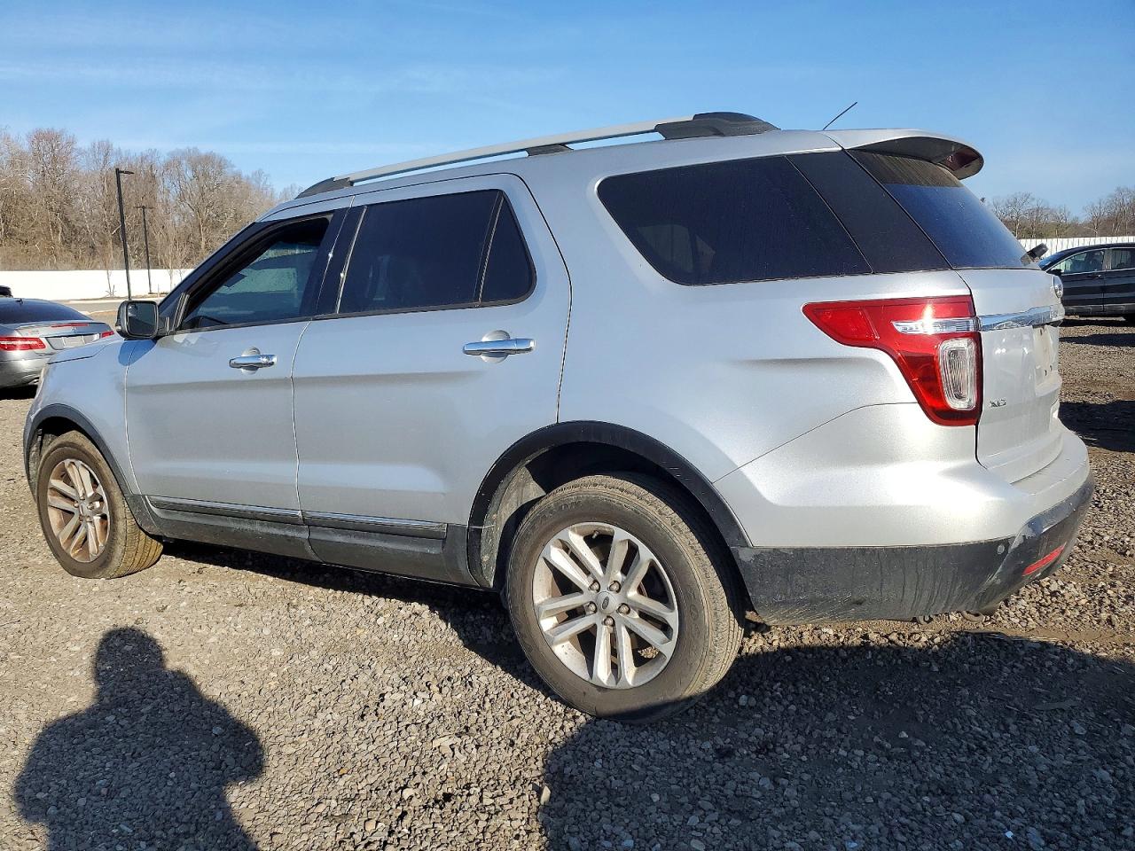 2011 Ford Explorer Xlt Silver vin: 1FMHK8D87BGA89485