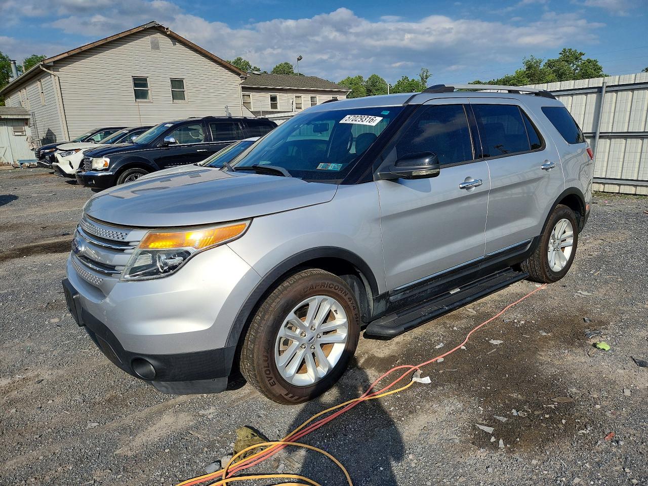 2012 Ford Explorer Xlt Silver vin: 1FMHK8D87CGA39428