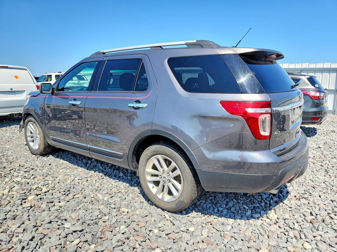 2012 Ford Explorer Xlt Gray vin: 1FMHK8D87CGA40126