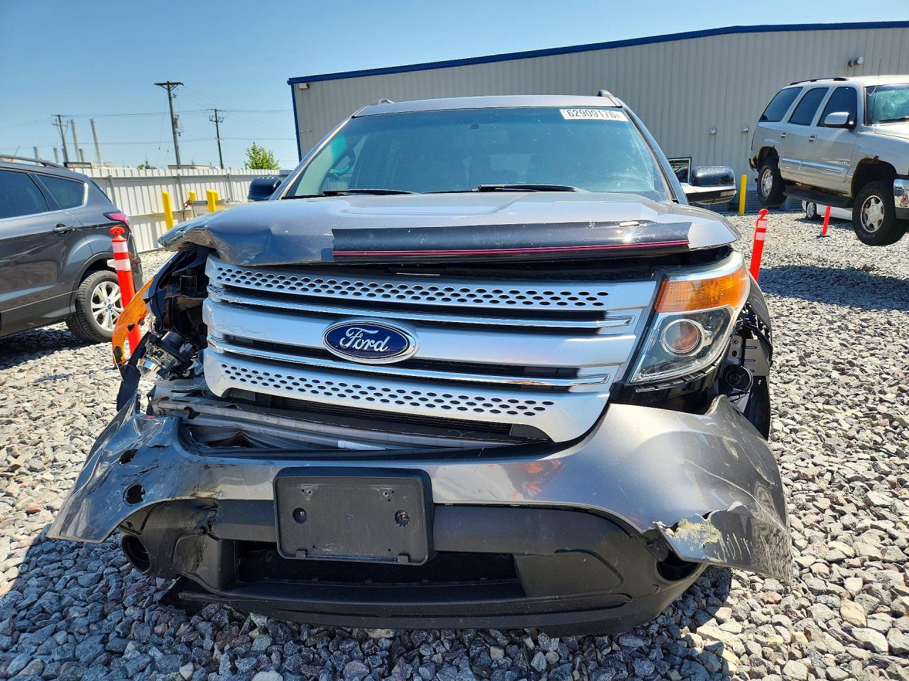 2012 Ford Explorer Xlt Gray vin: 1FMHK8D87CGA40126