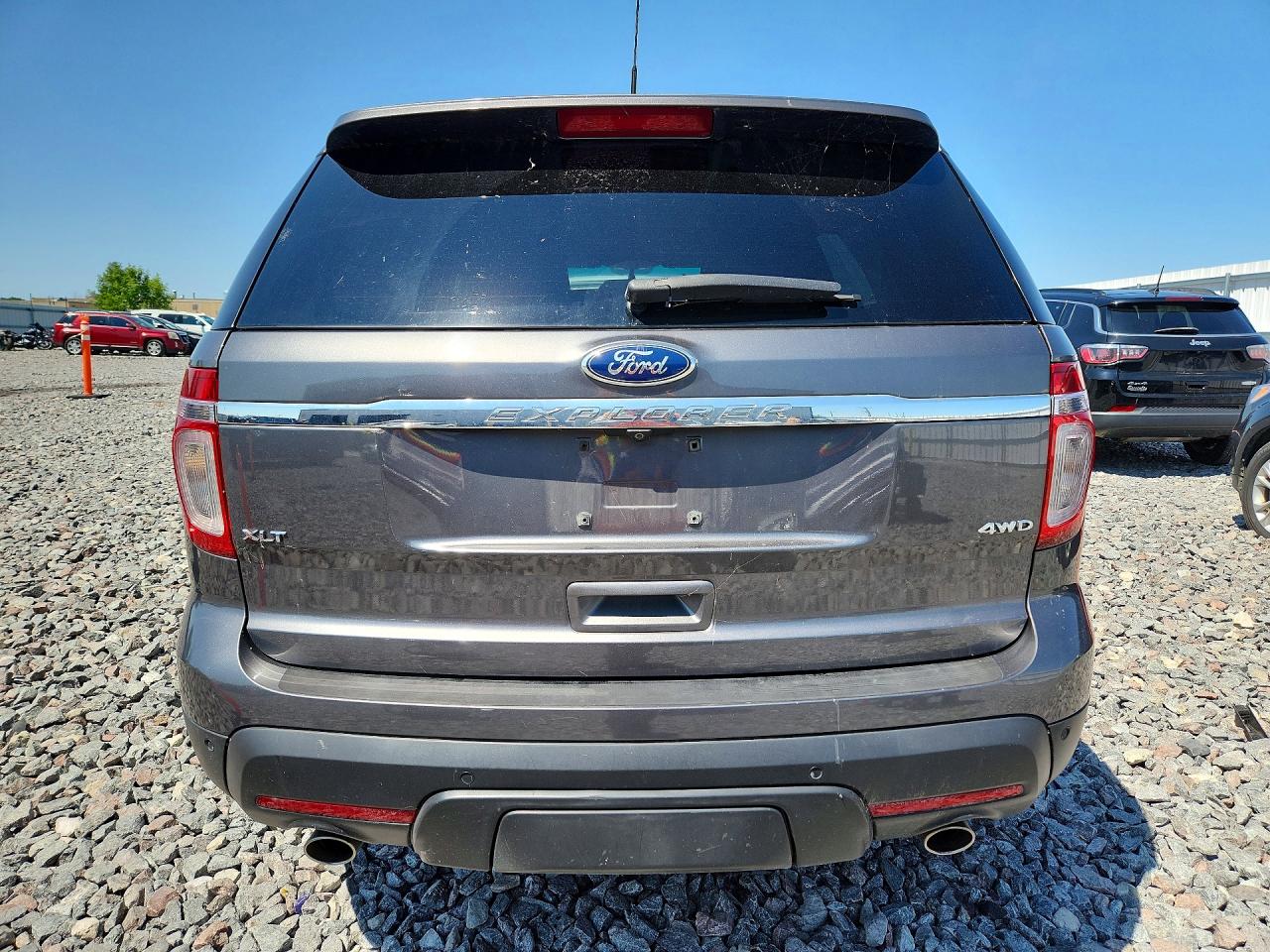 2012 Ford Explorer Xlt Gray vin: 1FMHK8D87CGA40126