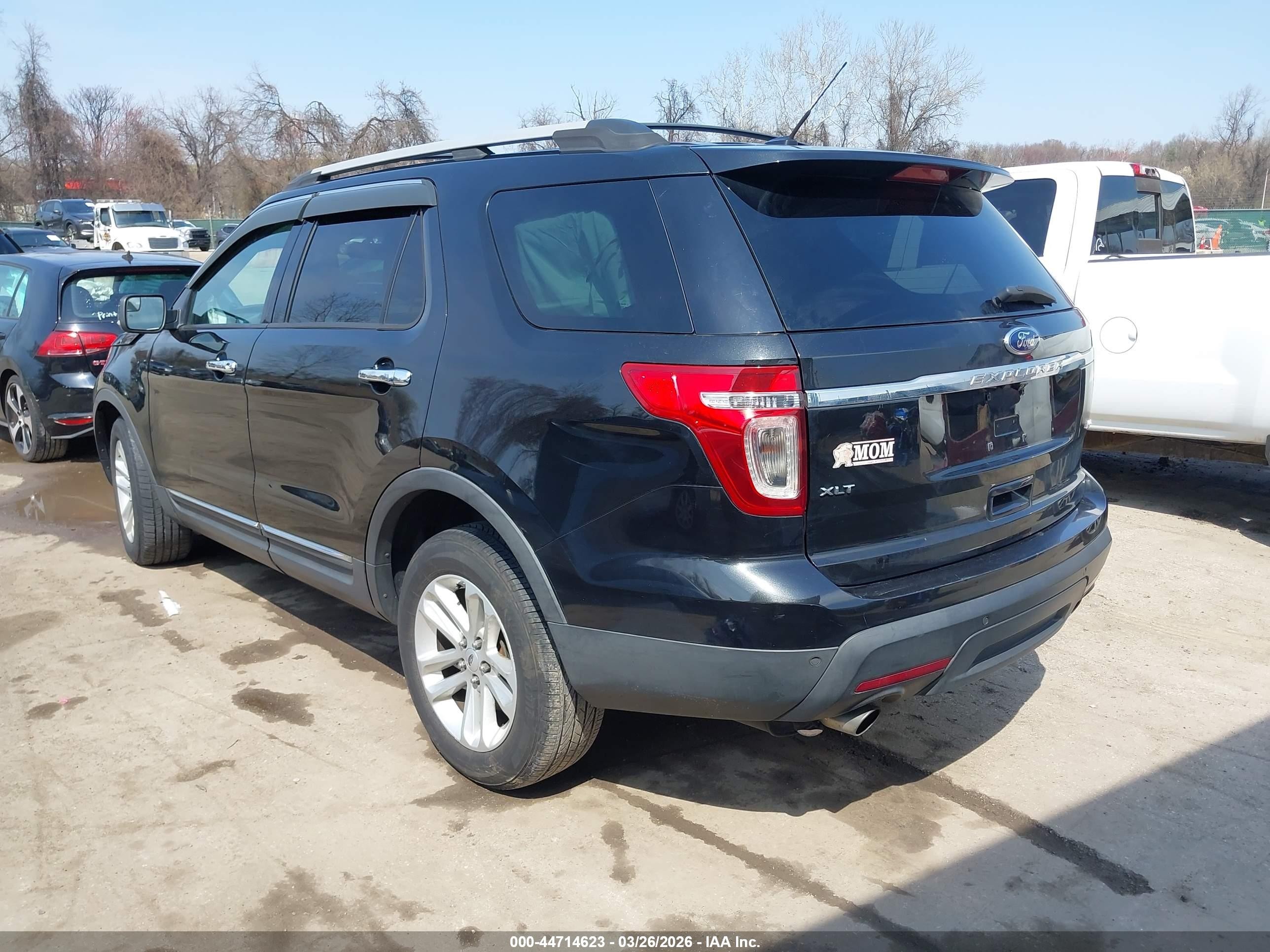 2012 Ford Explorer Xlt Black vin: 1FMHK8D87CGA89522