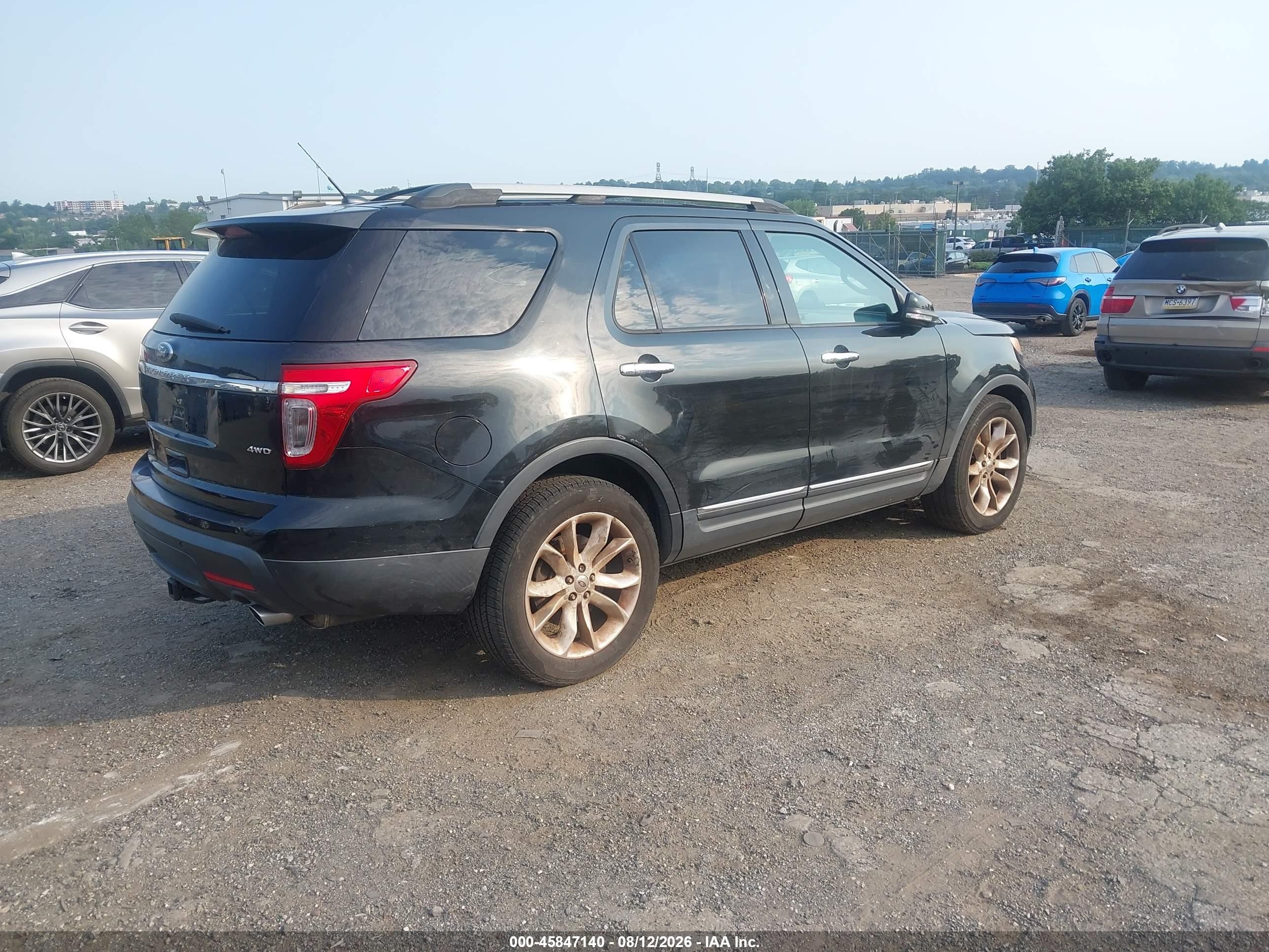 2011 Ford Explorer Xlt Черный vin: 1FMHK8D88BGA72047