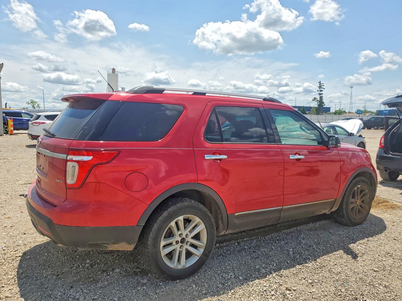 2012 Ford Explorer Xlt Красный vin: 1FMHK8D88CGA19737