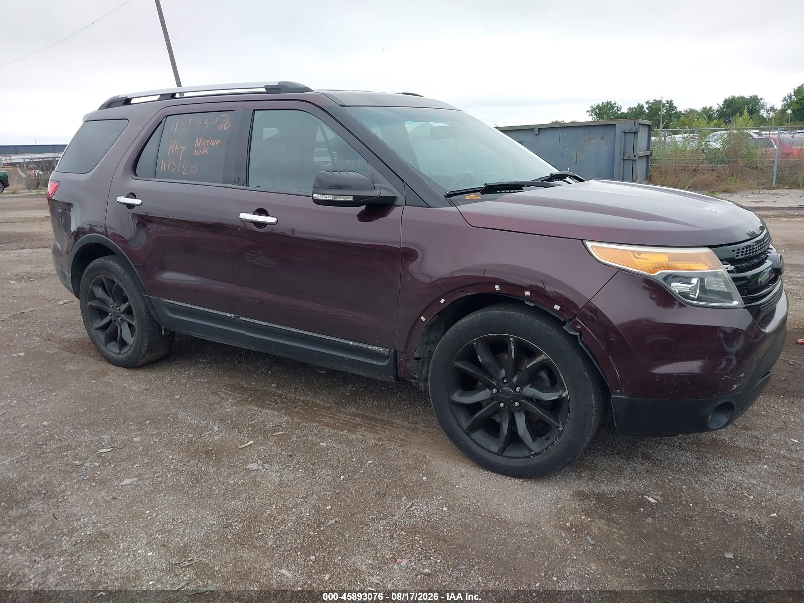2011 Ford Explorer Xlt Purple vin: 1FMHK8D89BGA15128