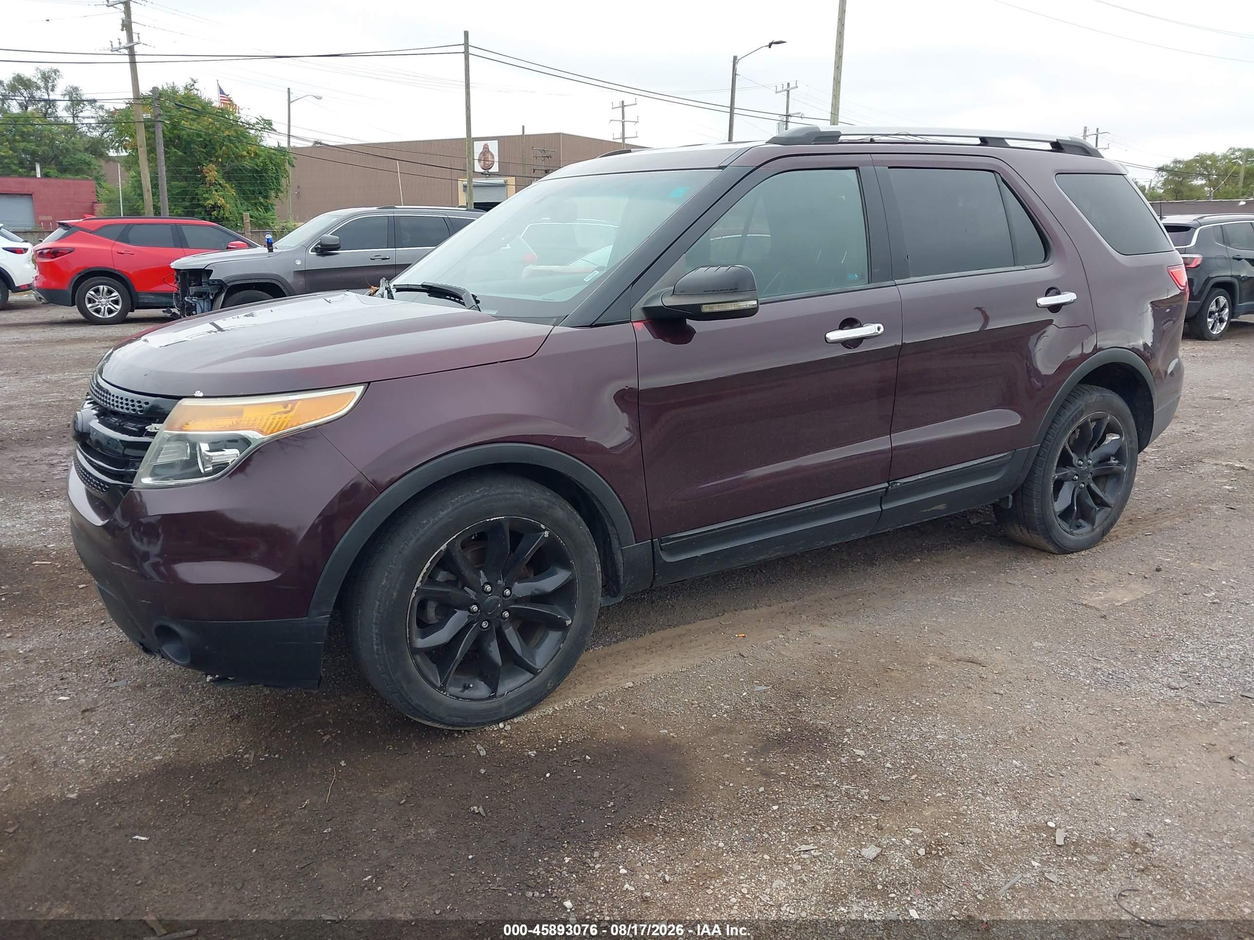 2011 Ford Explorer Xlt Purple vin: 1FMHK8D89BGA15128