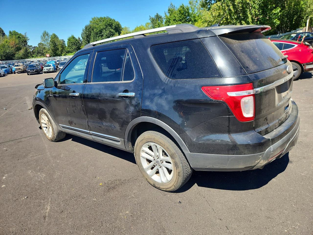 2011 Ford Explorer Xlt Black vin: 1FMHK8D89BGA43947