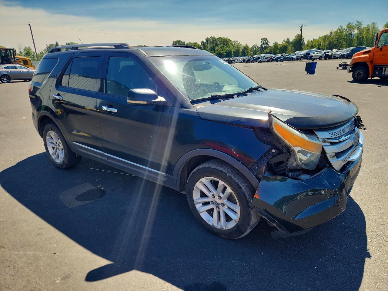 2011 Ford Explorer Xlt Black vin: 1FMHK8D89BGA43947